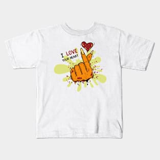 I love your heart Kids T-Shirt